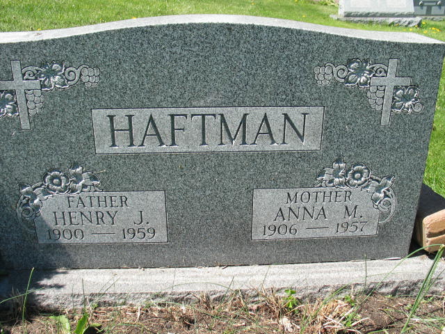 Henry J. and Anna M. Haftman